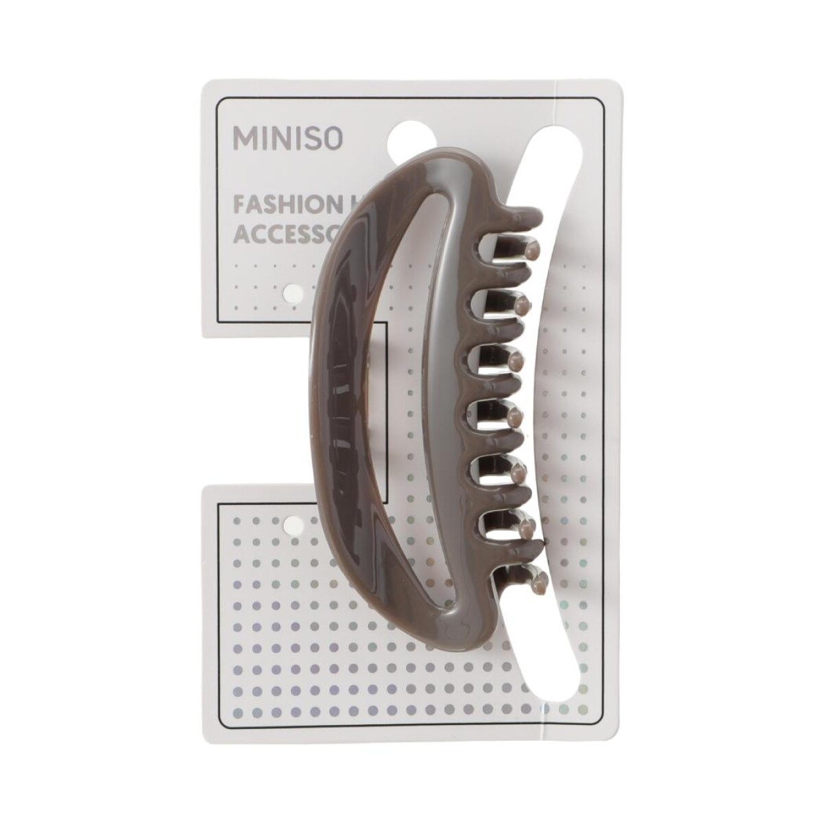 Pinza de cabello - marrón 