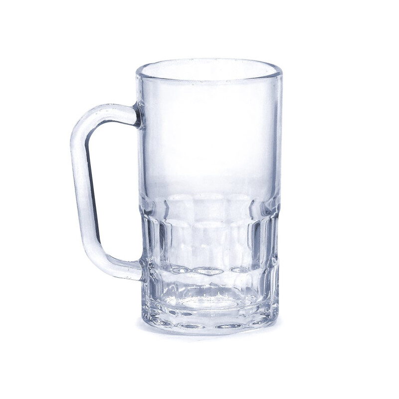 Jarra cerveza 350ml vidrio millenium TRANSPARENTE