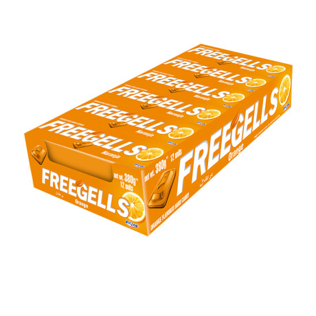 Pastillas FREEGELLS x12 Unidades Naranja