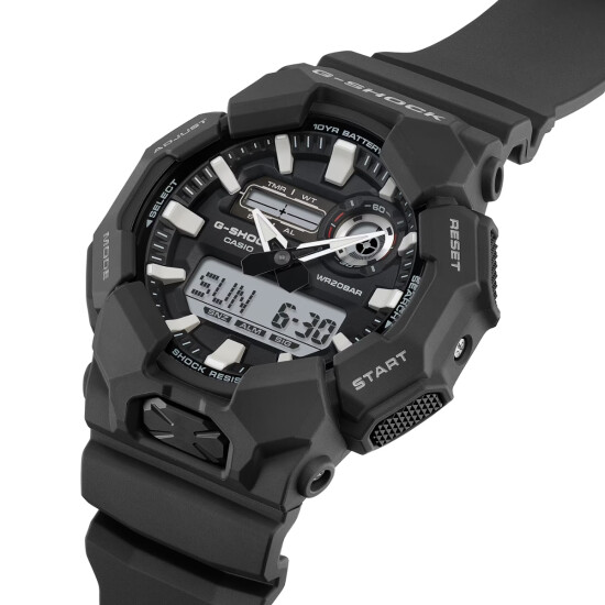 Reloj CASIO G-SHOCK GA010-1ADR en Resina Negro Esfera 52mm 0