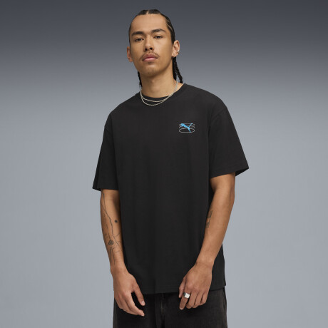 Graphic Grid Tee 68803901 Negro