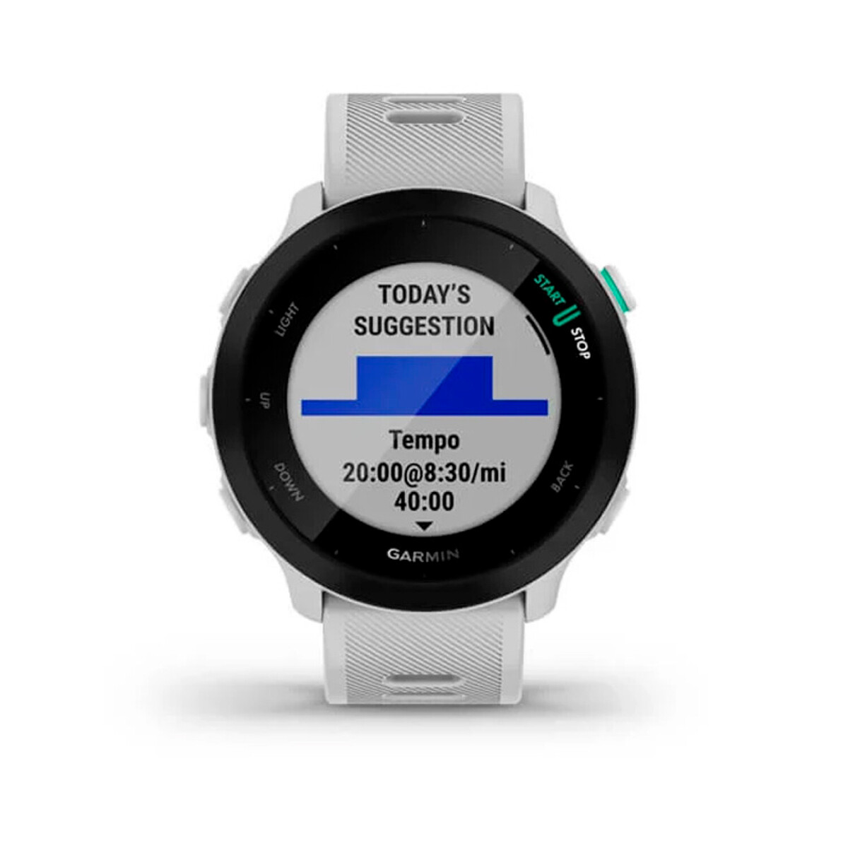 Reloj Smartwatch Garmin Forerunner 55 Blanco 