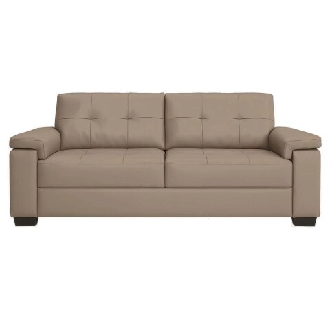 Sillón Sofá Luares 3 Cuerpos Smil Cuero Taupe Sillón Sofá Luares 3 Cuerpos Smil Cuero Taupe