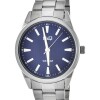 Reloj Análogo Q&Q QZ94J Resistente Al Agua Azul