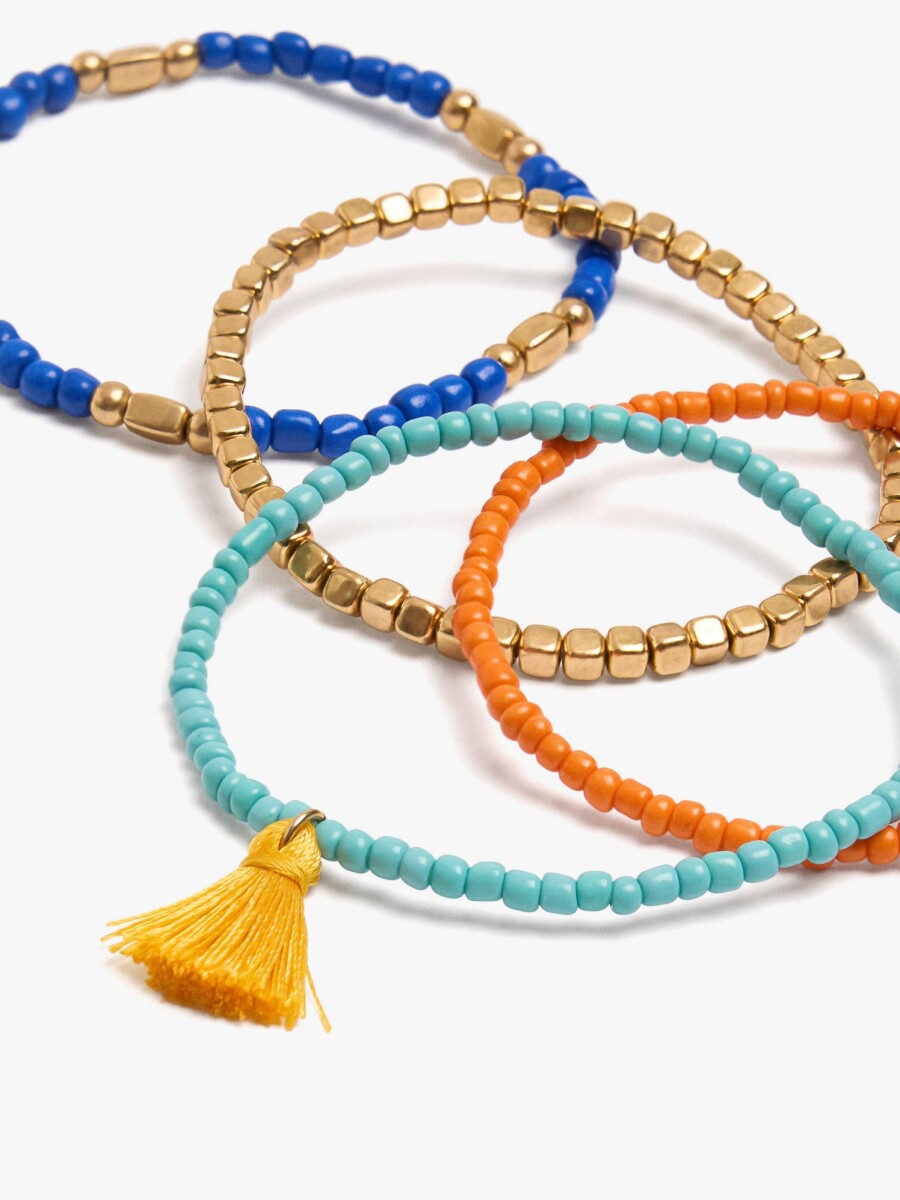 Conjunto De Pulseras Tutti multicolor
