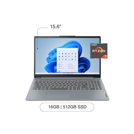 Notebook LENOVO IP Slim 3 15.6' FHD 512GB / 16GB R7-7730U W11 Notebook LENOVO IP Slim 3 15.6' FHD 512GB / 16GB R7-7730U W11
