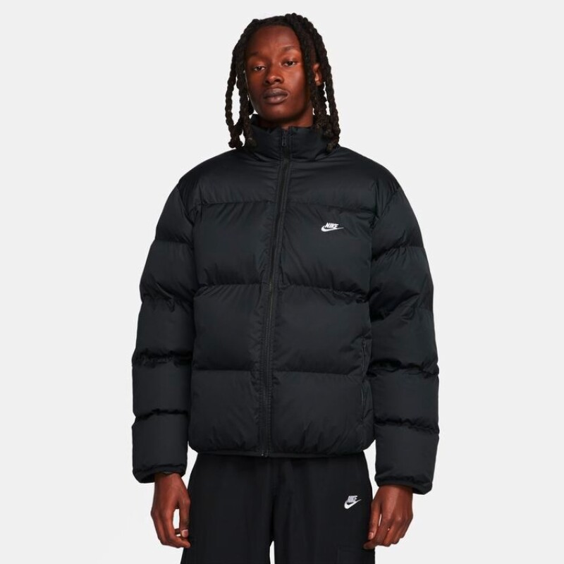 Abrigo Club Puffer de Hombre Negro