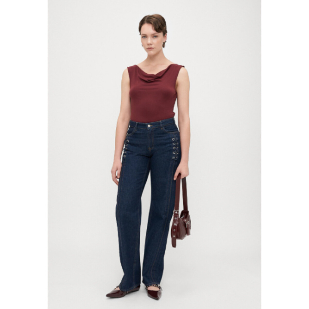 VMJOLENE SL WATERFALL TOP JRS GA - Tawny Port 