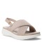 Sandalias de Mujer Lady Confort CHAPELLE con tiras cruzadas Beige