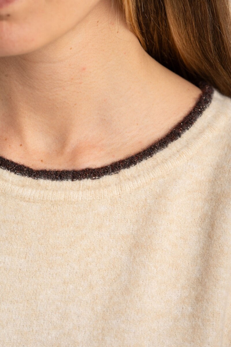 Sweater Rayado Bordeaux