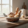 Panera plastico símil ratan 22 x 6cm PRISMA Panera plastico símil ratan 22 x 6cm PRISMA