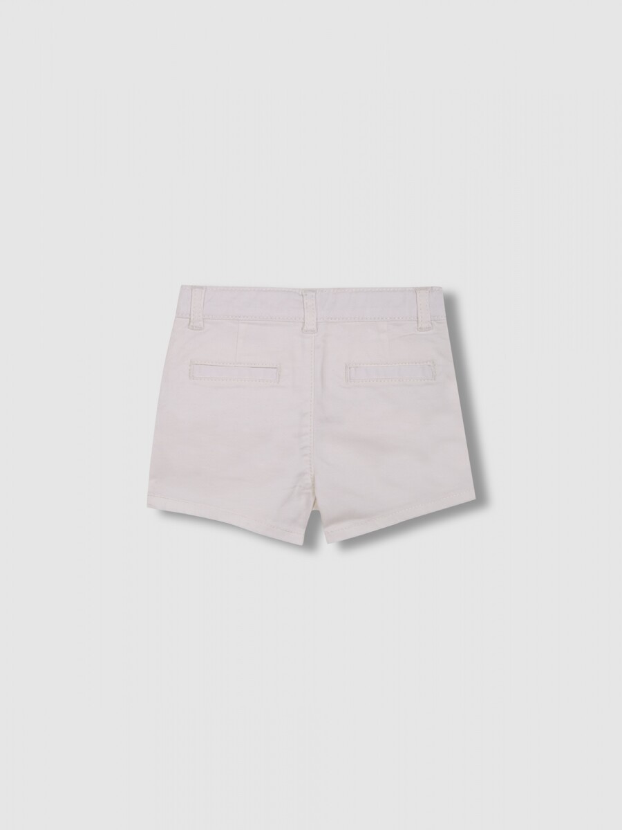 Pantalon Corto Blanco