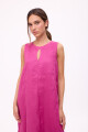 VESTIDO POLK LONG Fucsia