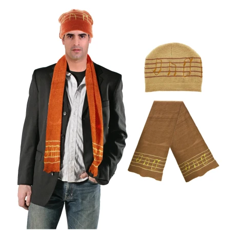 SET GORRO Y BUFANDA NOTAS MUSICALES 5354 SET GORRO Y BUFANDA NOTAS MUSICALES 5354