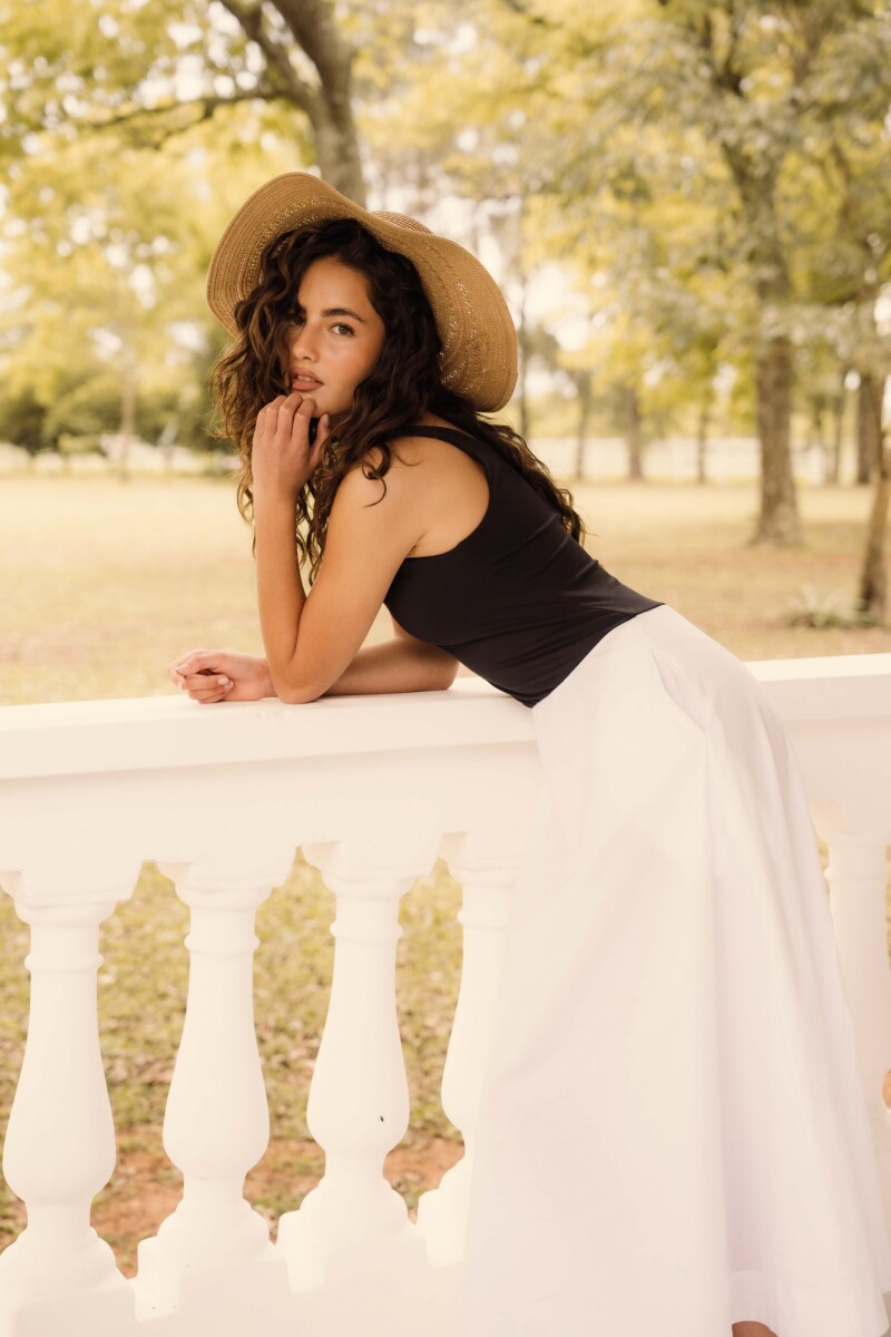 VESTIDO GIANNA MAXI COMBINADO BLACK&WHITE VESTIDO GIANNA MAXI COMBINADO BLACK&WHITE