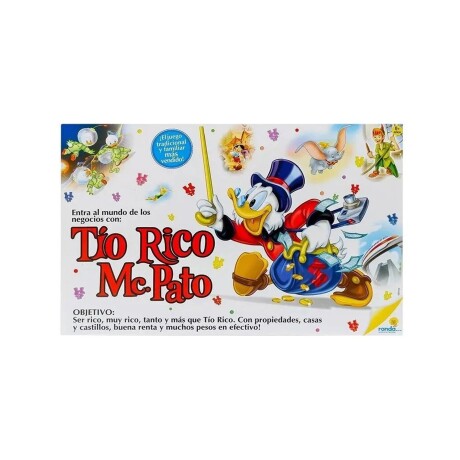 Juego de mesa Ronda Monopolio Tío Rico Mc Pato Juego de mesa Ronda Monopolio Tío Rico Mc Pato