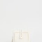 Billetera Boho Billetera Con Snap - Blanco Crudo