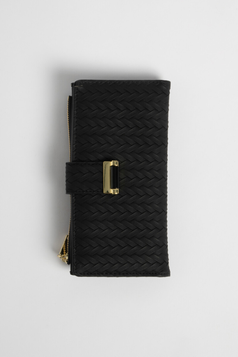Billetera trenza Negra