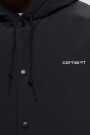 HOODED COACH JACKET Negro