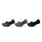 Medias Crocs Wide Mouth Hidden Liner (Random Feed) Unisex Charcoal/multi