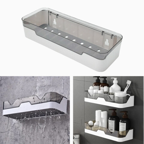 Estante organizador autoadhesivo 32x11.5x6.5cm Estante Organizador Autoadhesivo 32x11.5x6.5cm
