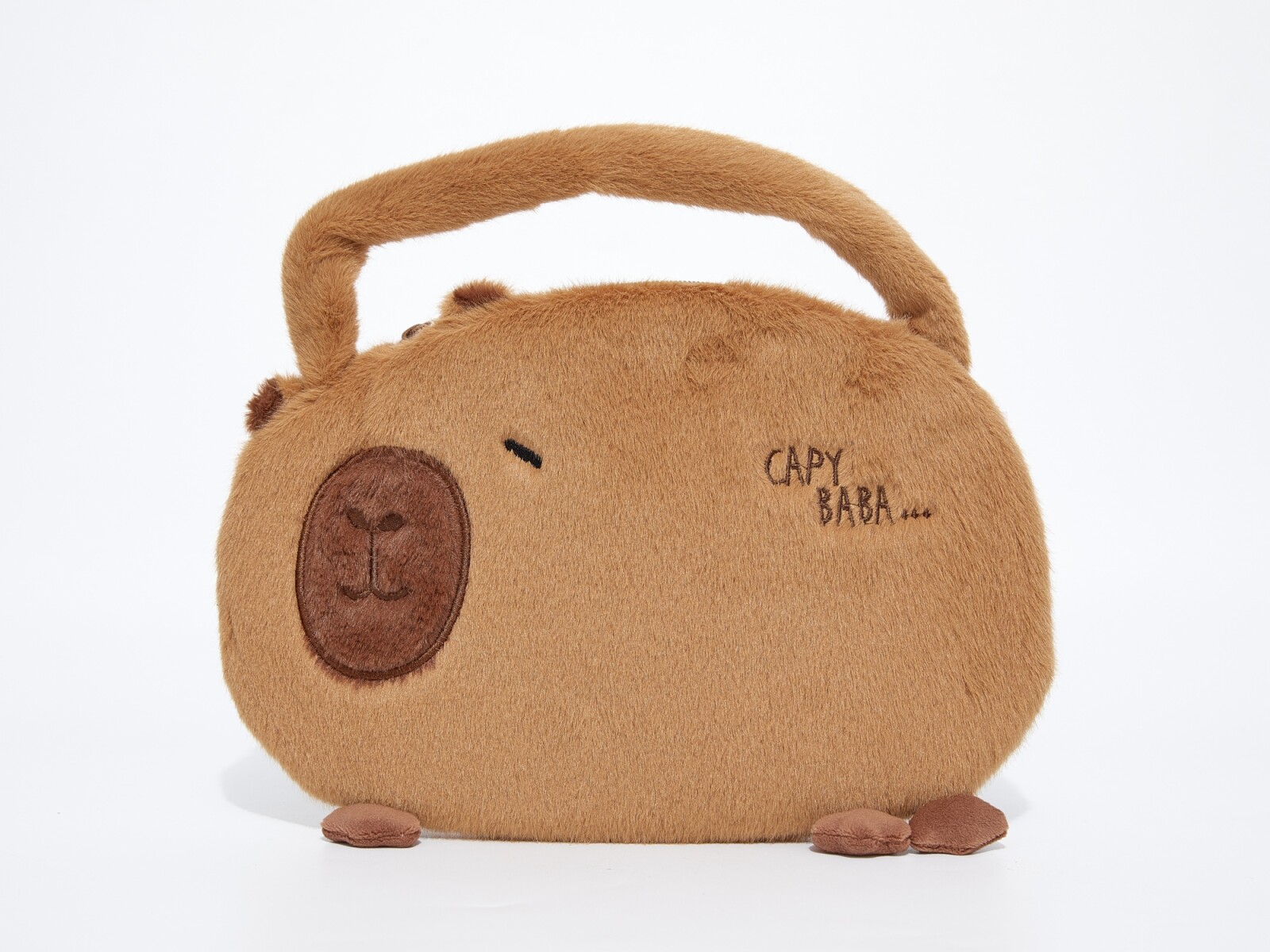 BOLSO DE PELUCHE CARPINCHO 