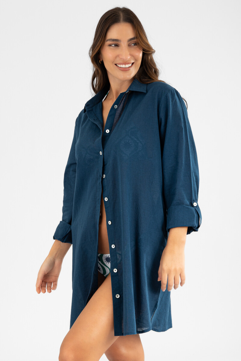 Camisola light tropic Dark night solid