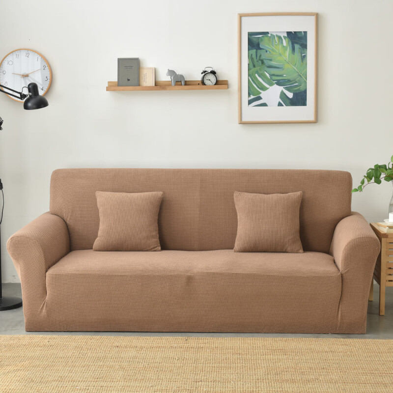 Funda Sillón 2 Cuerpo Lisa marrón