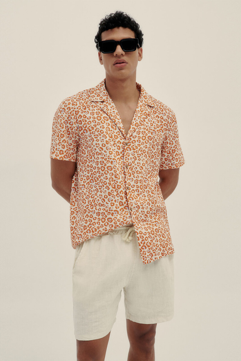 CAMP-COLLAR SHIRT Sand