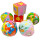 Set De 6 Pelotas Cubos Blandos Grandes Bebes Niños Jug030003
