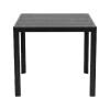 JGO MESA CUAD DE JARDIN NEGRO 5PZAS Unica