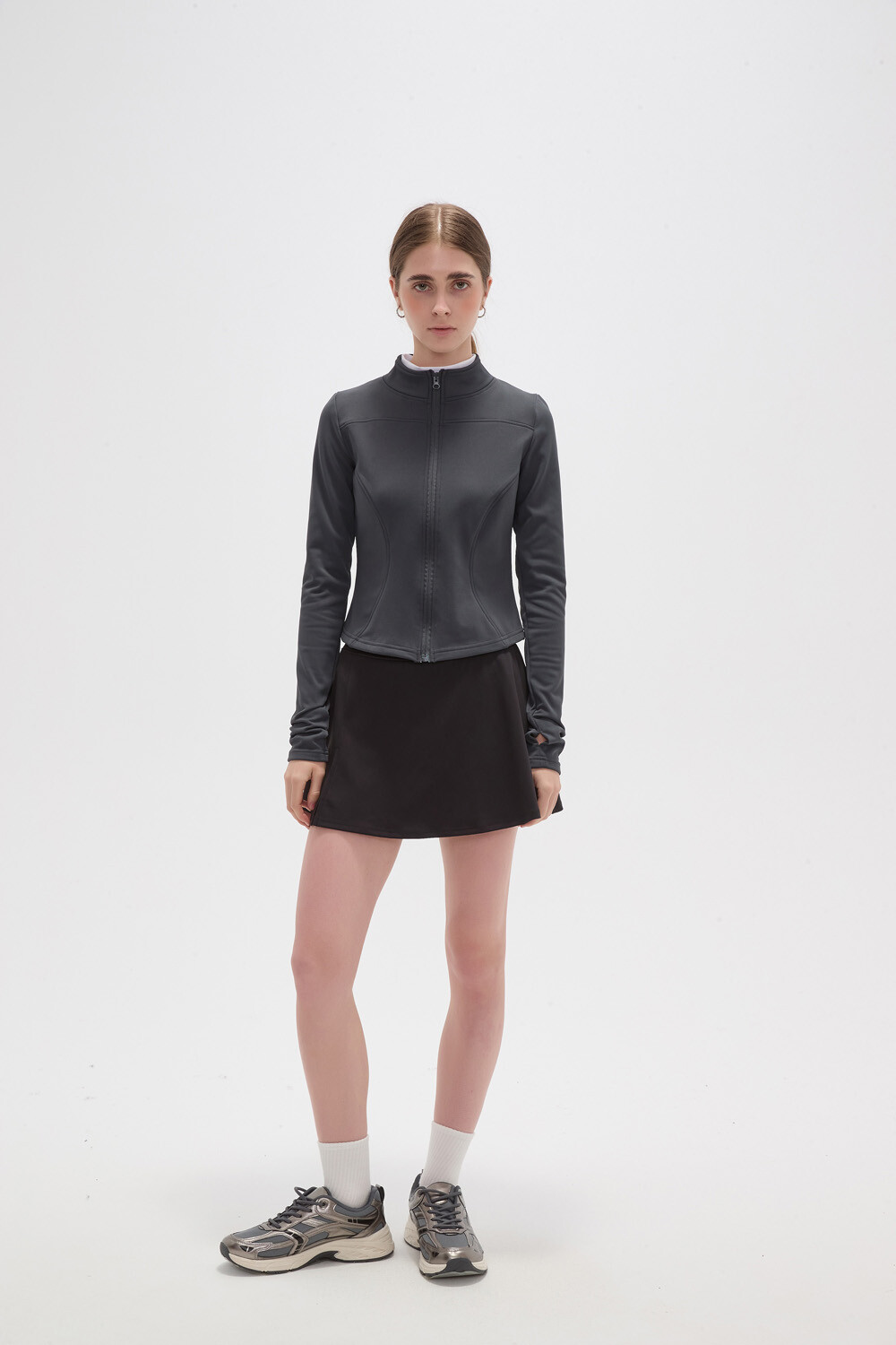 Campera Palua Gris Oscuro