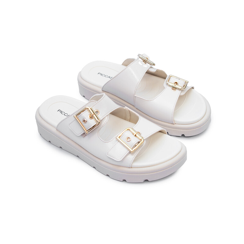 Sandalia de dama Piccadilly Off White