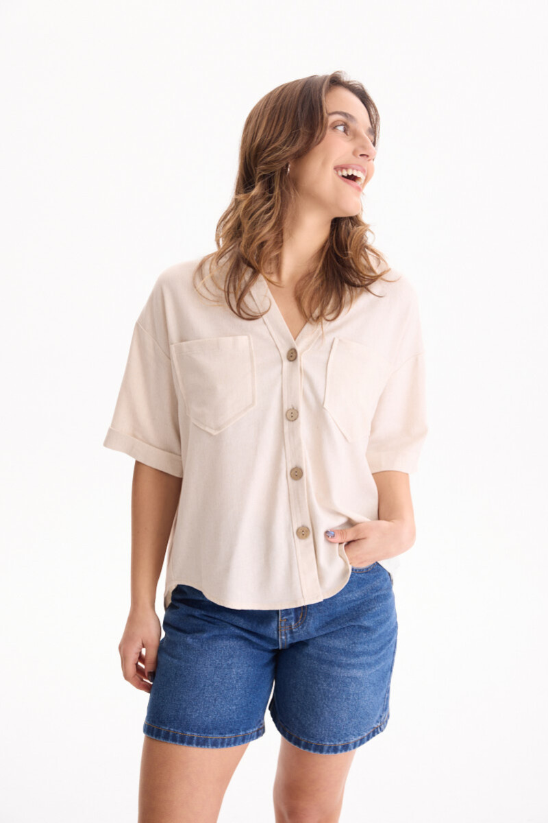 Camisa Amalfi Crudo