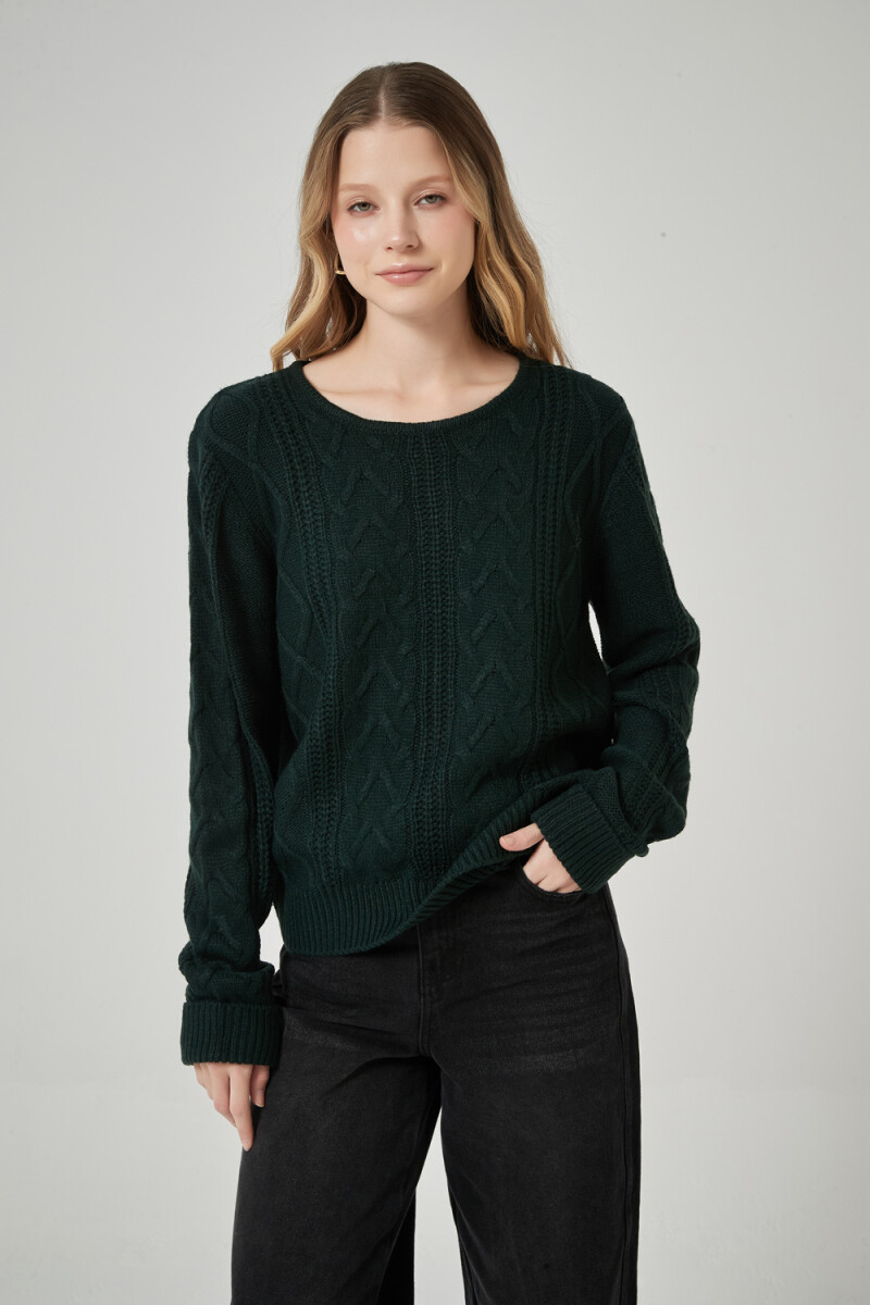 Sweater Focio - Verde Oscuro 