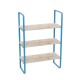 Estanteria madera y metal 3 estantes CELESTE