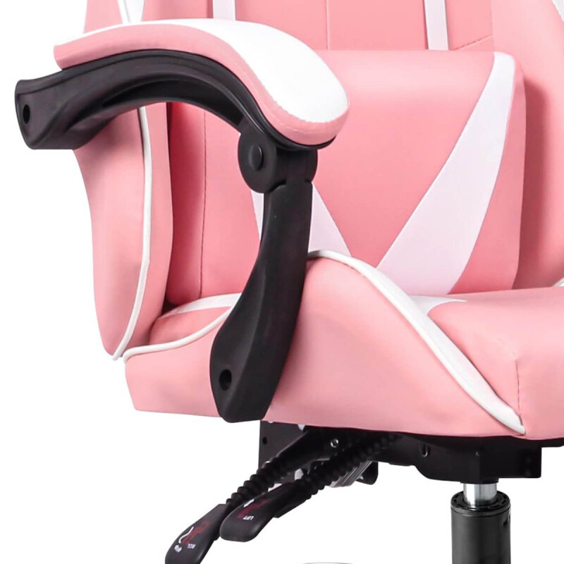 Silla gamer giratoria ROSA CLARO
