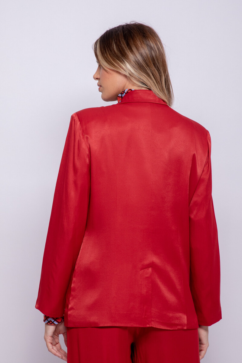 BLAZER ANZALDO Rojo Oscuro