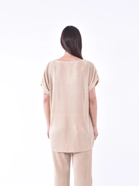BLUSA MALLORCA BEIGE CLARO