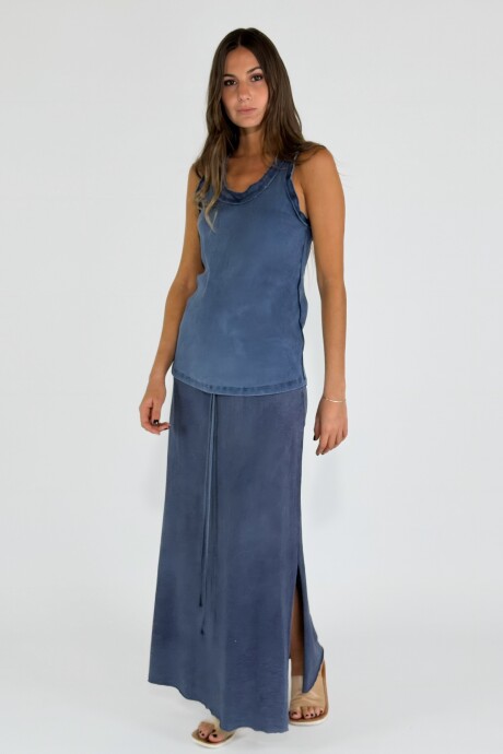 POLLERA TANGER Azul