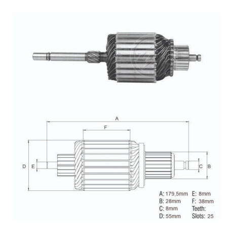 BOBINA ALTERNADOR ARRANQUE CITROEN - PEUGEOT KANGOO SYMBOL LOGAN MEGANE SANDERO BOSCH 25D 179L ZM BOBINA ALTERNADOR ARRANQUE CITROEN - PEUGEOT KANGOO SYMBOL LOGAN MEGANE SANDERO BOSCH 25D 179L ZM