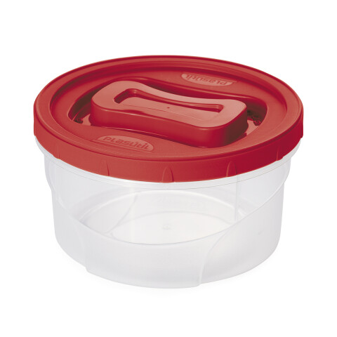 Recipiente Cilíndrico 1,4L Varios Colores ROJO