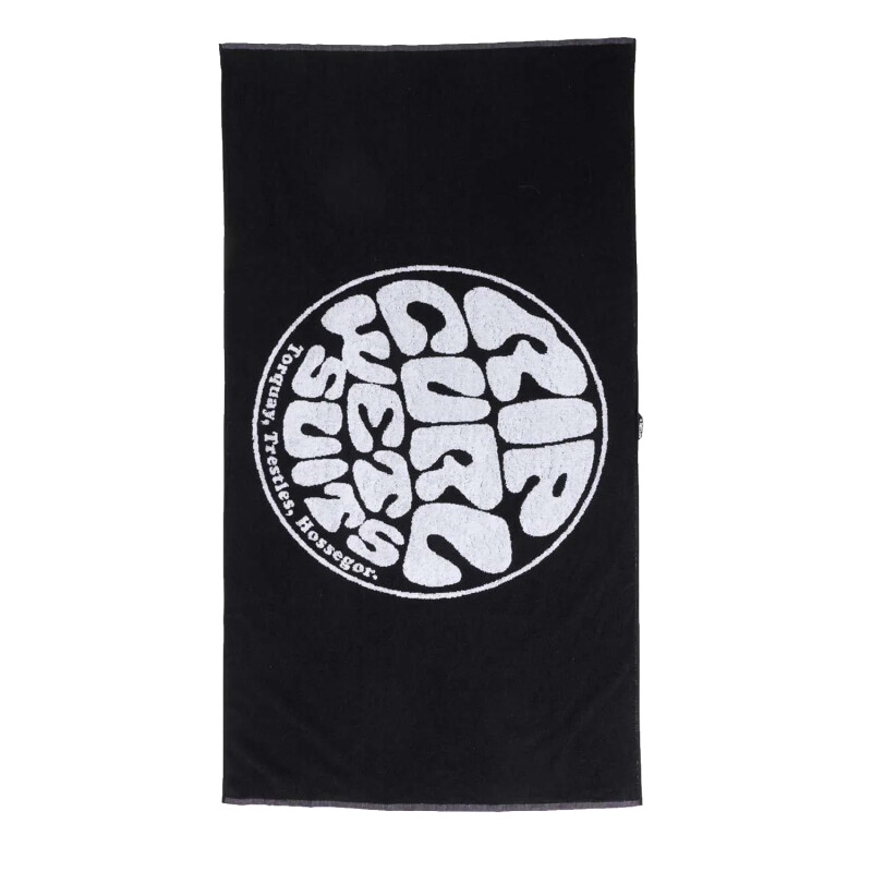 Toalla de playa Rip Curl Logo - Negro Toalla de playa Rip Curl Logo - Negro