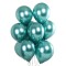 Globos Cromado Tamaño R12 X50 Verde Oscuro