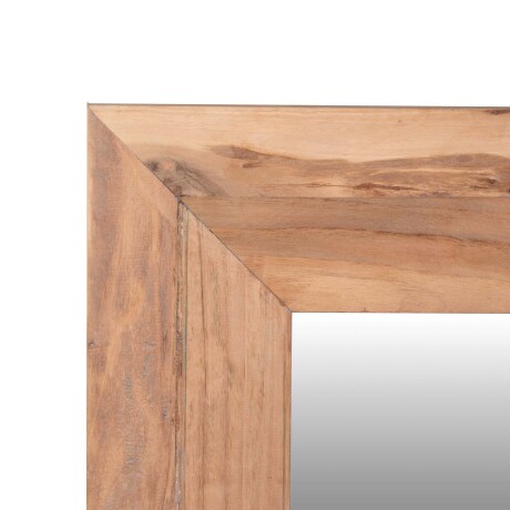 ESPEJO EMMA 60X60CM MADERA-DE-TECA NATURAL-BEIGE NATURAL