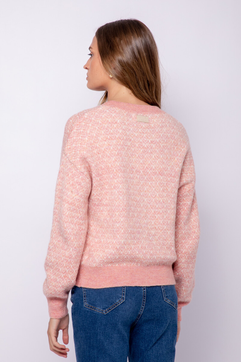 CARDIGAN VERA Rosa Cuarzo