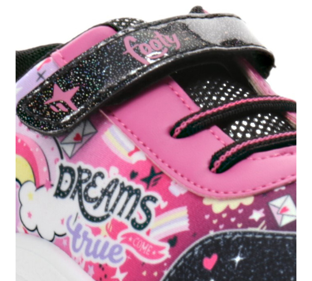 Dreams True c/Luces Rosado/Negro