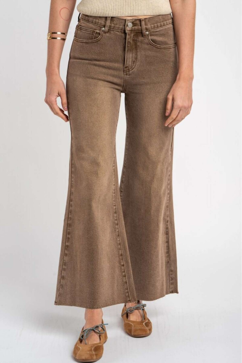 Flared Wide Leg Lavado - Chocolate 