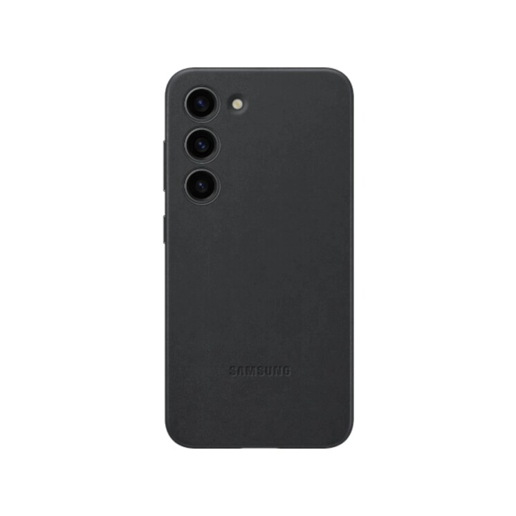 Funda Samsung Leather Case de Cuero para Galaxy S23+ Black