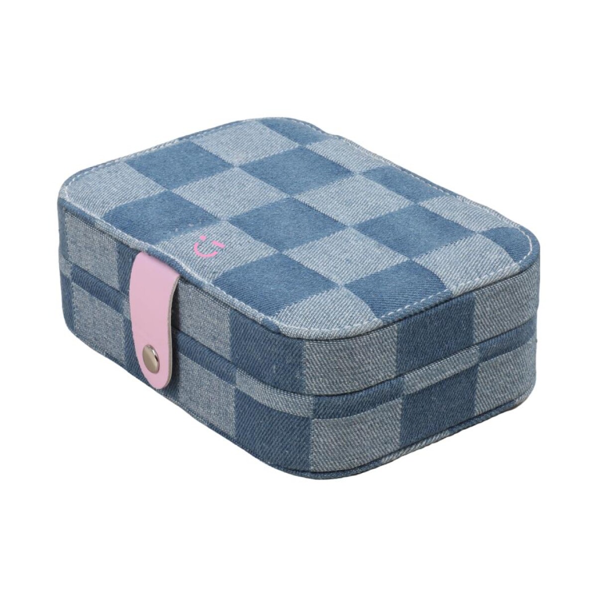 Alhajero rectangular pinky - celeste 